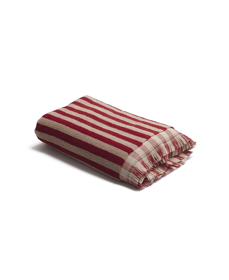 Piglet In Bed Pembroke Stripe Bath Towel
