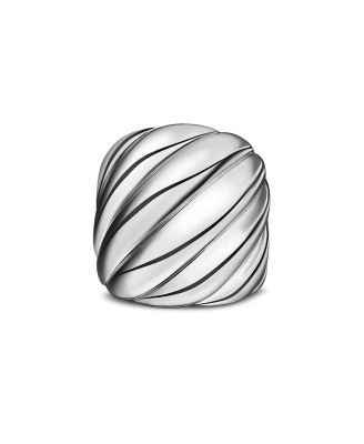 Sterling Silver Sculpted Cable Ring