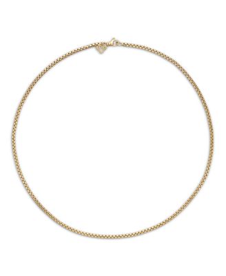 Small Box Chain in 18K Yellow Gold, 2.7mm