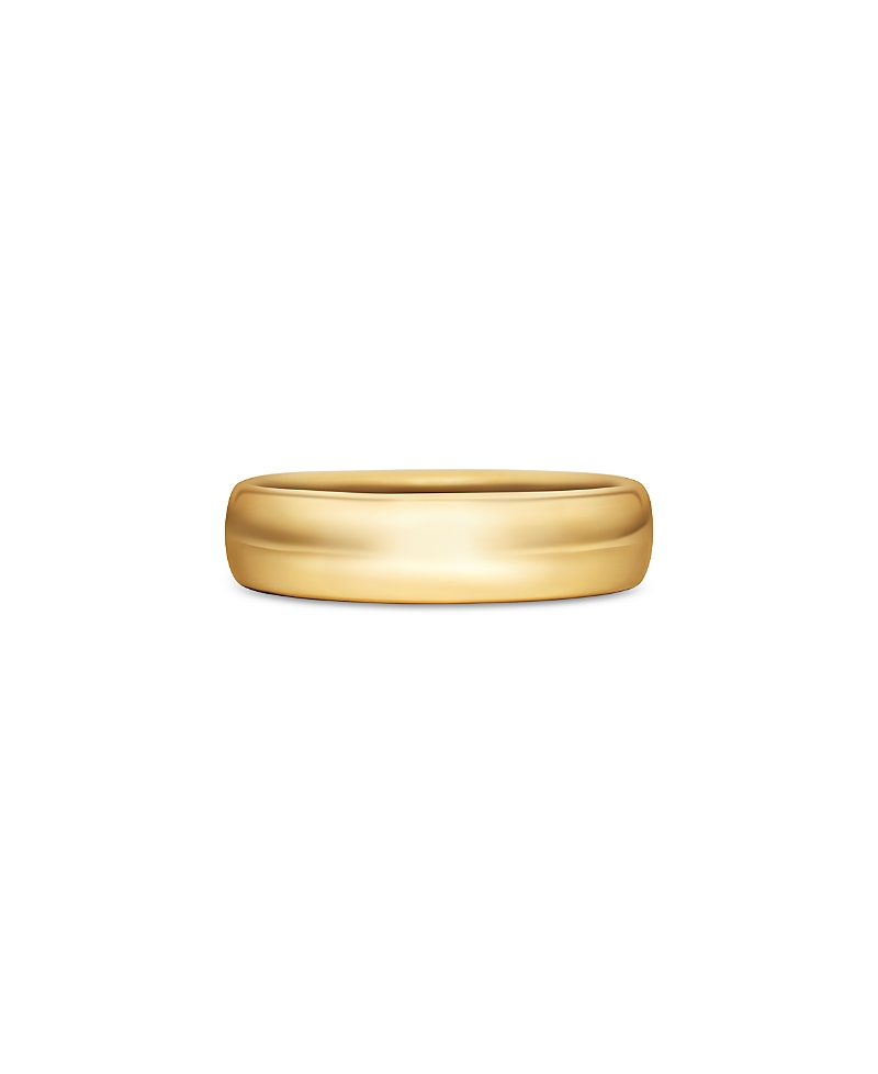 David Yurman Men 's Classic Band Ring in 18K Yellow Gold
