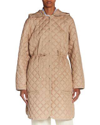 Etelan Quilted Long Parka Coat