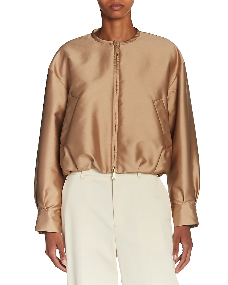 Moncler Maupa Bomber In Neutral