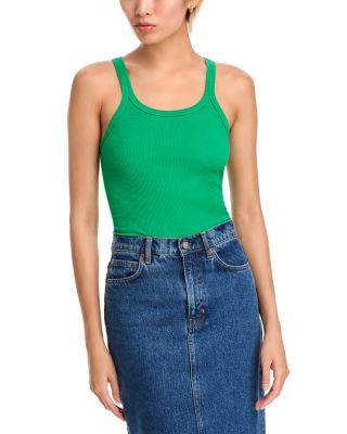 Ribbed Cotton Tank Top