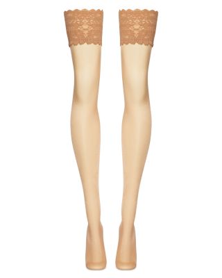 Satin Touch Stay-Up Thigh-Highs