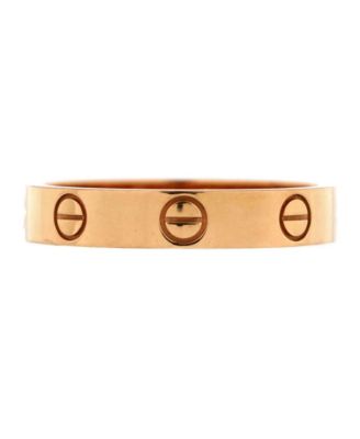 Pre-Owned Cartier Love Wedding Band Ring 18K Rose Gold