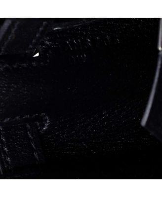  Kelly 25 Handbag Black Swift with Palladium Hardware