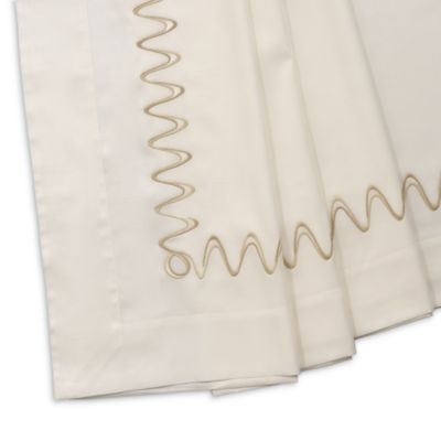 Pelago Embroidery Flat Sheet, Queen