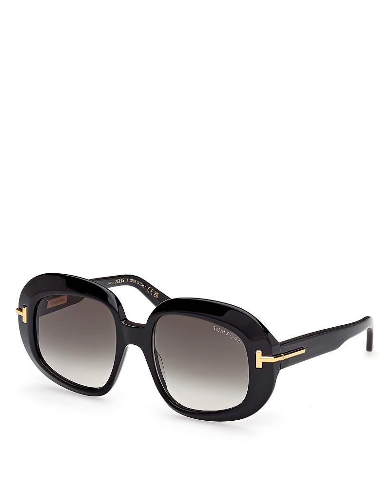 Tom Ford Round Sunglasses, 53mm