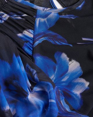 Carmall Gathered Mini Dress