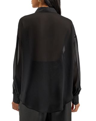 Lechosa Chiffon Oversized Shirt