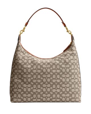 Juliet Medium Logo Print Jacquard Shoulder Bag