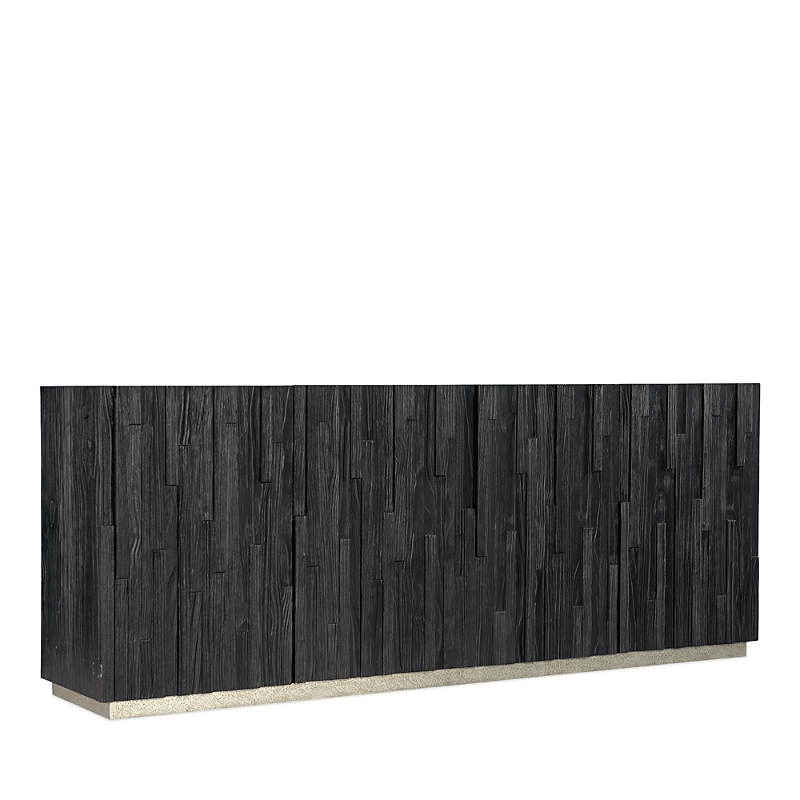 Hooker Furniture Chapman Shou Sugi Ban Entertainment Console In Black