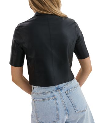 Sevana Reversible Leather Jacket