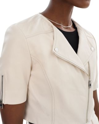 Kirsi Cropped Biker Jacket