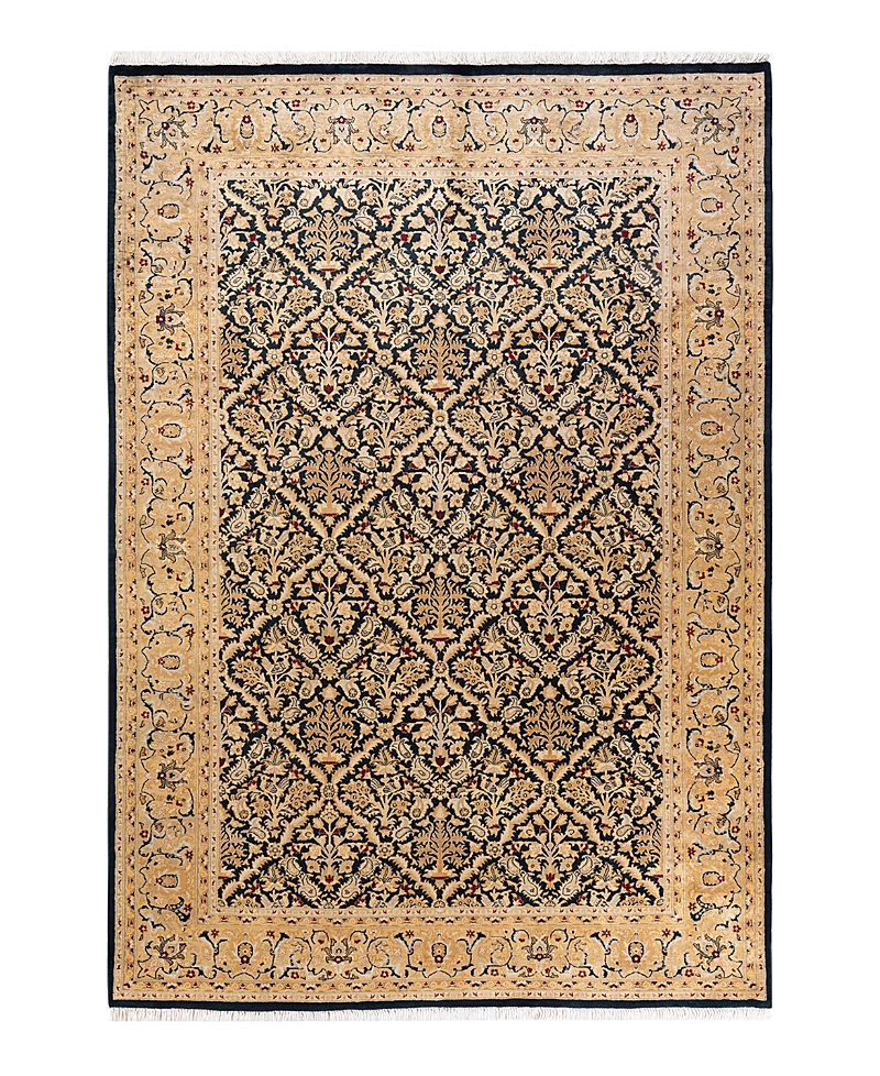 Bloomingdale's Mogul M1045 Area Rug, 6'1 X 8'8 In Black