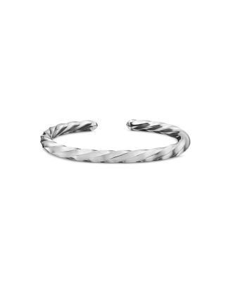 David Yurman Sterling Silver Cable Edge Cuff Bracelet
