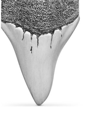 Men's Sterling Silver Shark's Tooth Amulet