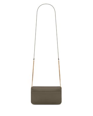 Cassandre Phone Holder with Strap in Smooth Leather