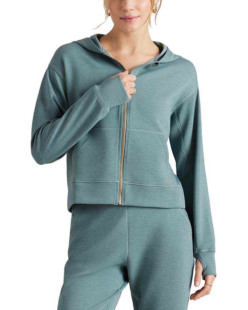 Rhone Dreamglow Full Zip Hoodie In Blue Hue