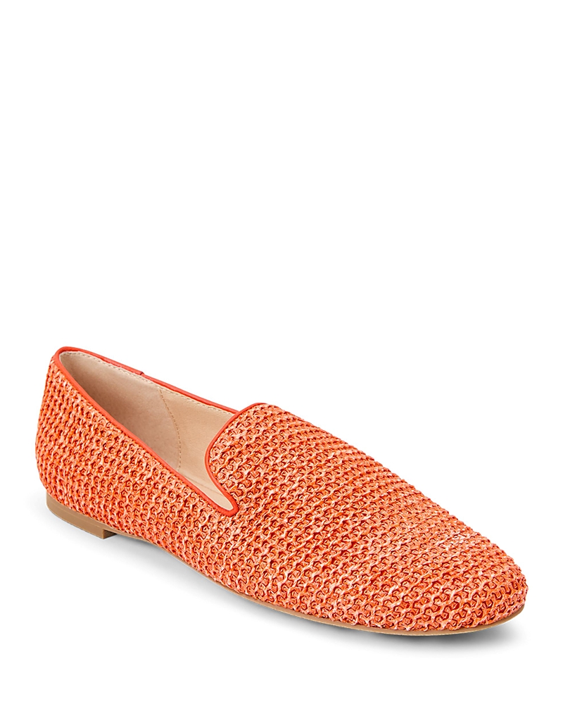 Jack Rogers Bradley Raffia Loafer In Flame