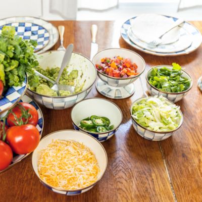 Sterling Check Medium Everyday Bowl