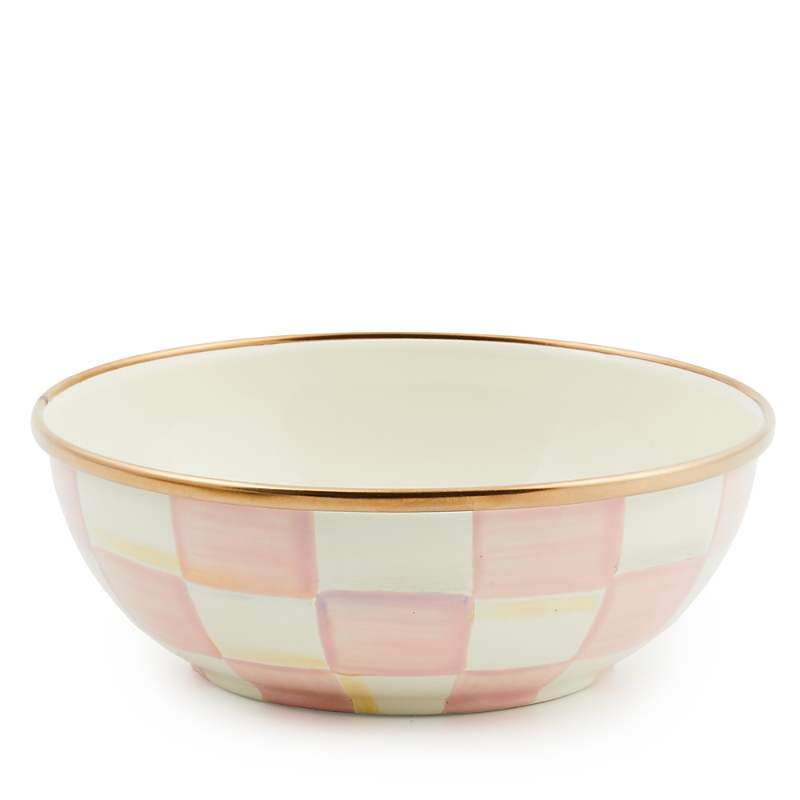 Mackenzie-childs Rosy Check Everyday Bowl