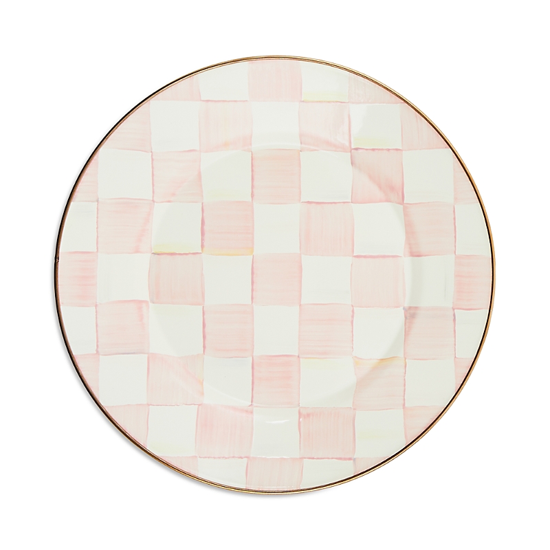 Shop Mackenzie-childs Rosy Check Dinner Plate