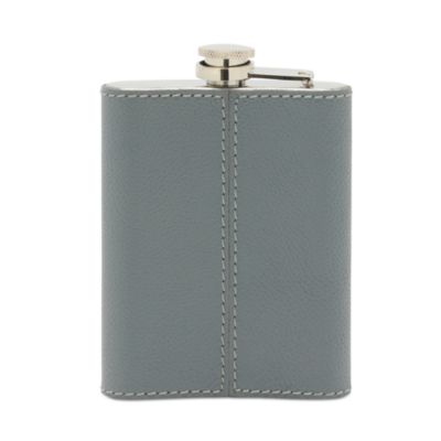Warren Stainless Steel and Full Grain Leather Flask 