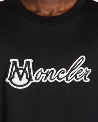 Cotton Embroidered Logo Graphic Tee 