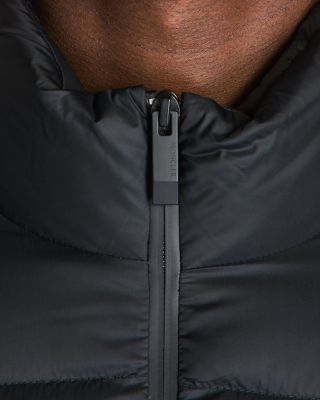 Padded Zip Up Cardigan