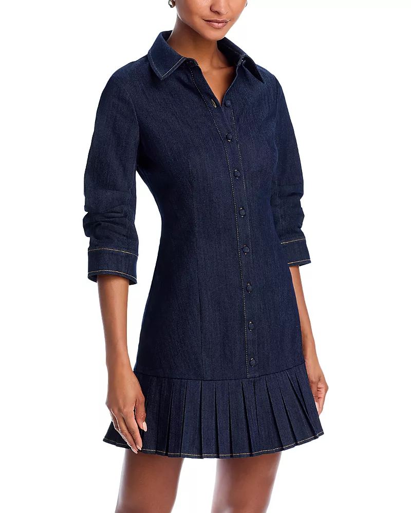 Cinq a Sept Lucilla Denim Shirt Dress