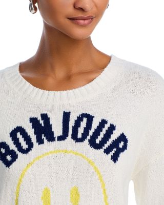Chunky Graphic Pullover Sweater
