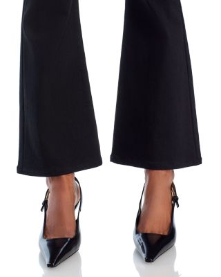 Carson Off Duty Flare Ankle Jeans in Onyx