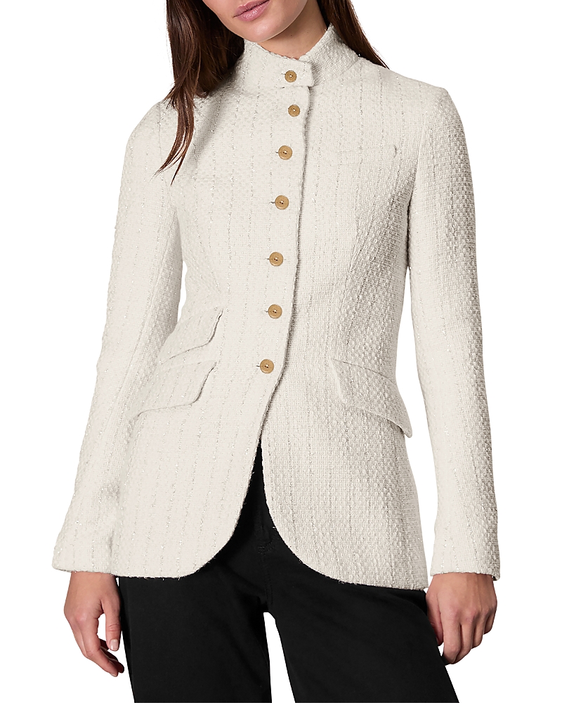 Rag & Bone Woman Jacket Ivory Size 4 Cotton In Ivory