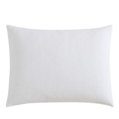 Solid Textured Pleats 3 Piece Duvet Cover Set, Queen