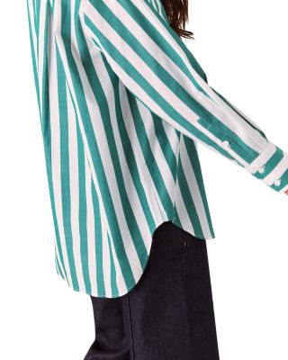 Oversized Striped Shirt