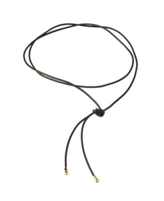 PDPAOLA - Women's Dana Leather Bow Necklace