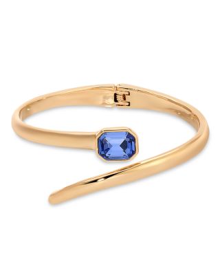 Ettika - Color Stone Deco Cuff Bracelet in 18K Gold Plated