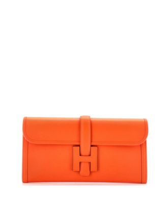 Pre-Owned Hermes 29 Jige Elan Clutch Swift