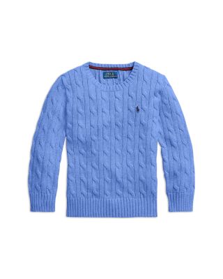 Ralph Lauren - Boys' Cable Knit Cotton Sweater - Little Kid, Big Kid