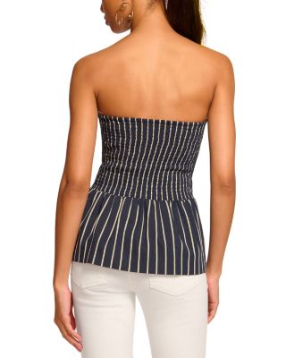 Tiffany Striped Strapless Top