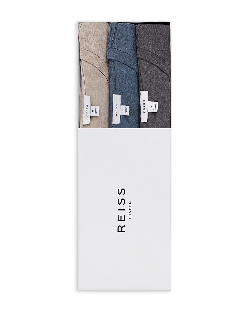 Reiss Bless Regular Fit Tee, Pack Of 3 In Multi Melange