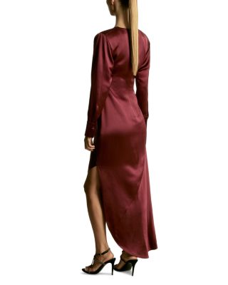 Petite Valli Asymmetric Maxi Dress