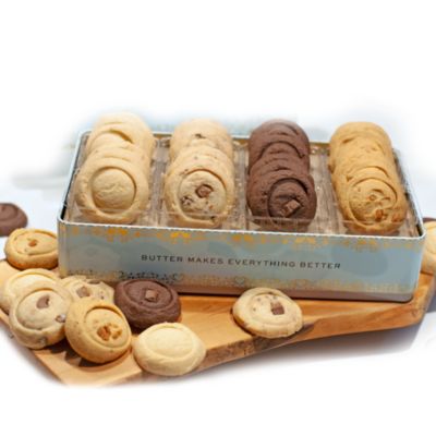 Signature Cookie Tin of Variety Shortbread Cookies, 48 Cookies