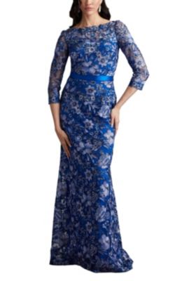 Fulcher Embroidered Illusion Gown