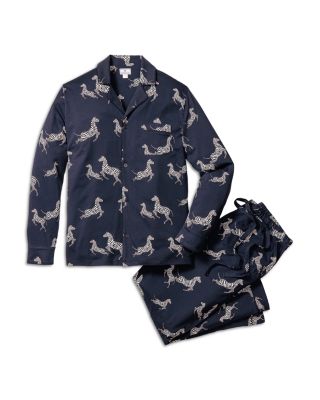Zebre de Nuit Pima Cotton Printed Pajama Set