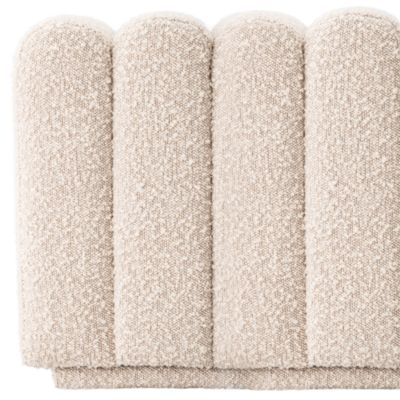 Bente Boucl&eacute; Cream Stool 