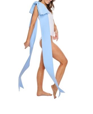  Milly White with Bow Swimsuit