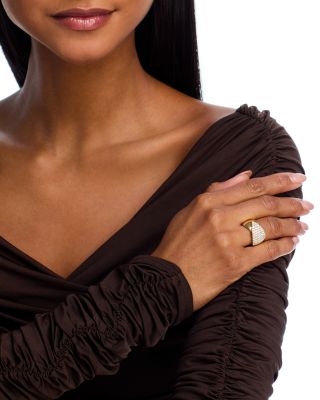 Diamond Statement Ring in 14K Yellow Gold, 1.15 tcw