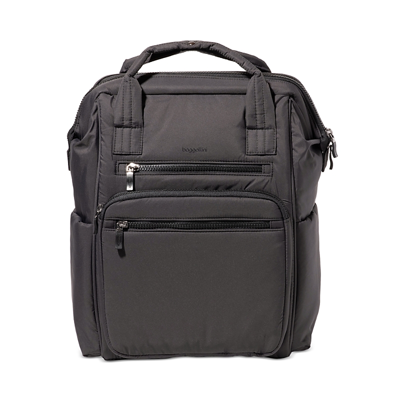 Baggallini Chelsea Laptop Backpack In Black Puff